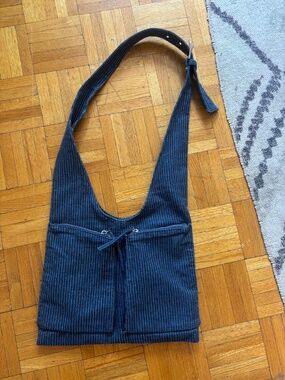 MANGO Stripped Denim Crossbody accepting offers